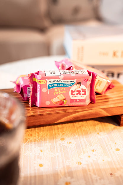 Glico Bisco | 草莓乳酸菌餅乾