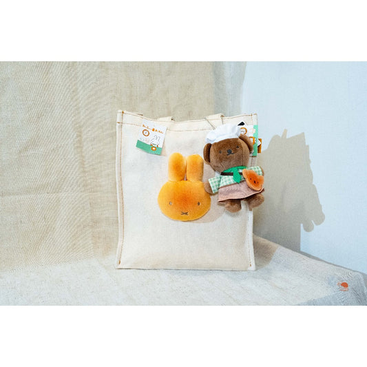 現貨｜日本九州限定 MIFFY 米飛兔 miffy bakery系列 烤焦麵包 隨身帆布手提袋