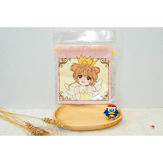 現貨｜日本製 庫洛魔法使 隨身束口袋｜木之本櫻 Angel Crown