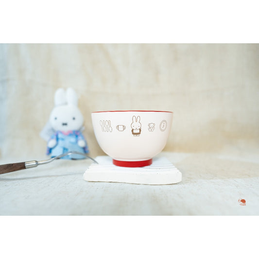 現貨｜日本九州限定 MIFFY 米飛兔 miffy kitchen系列 雙色漆器 兒童 飯碗