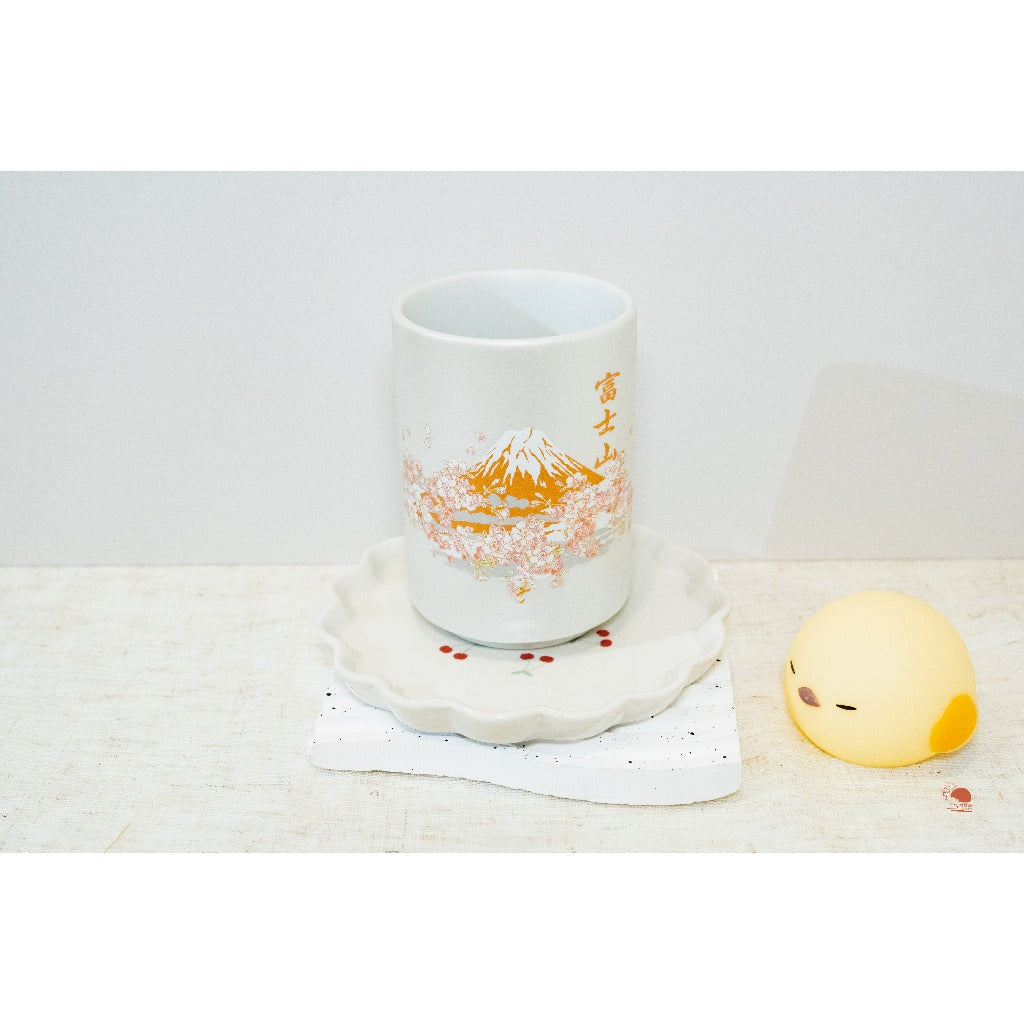 現貨｜日本九州 Natural Kitchen  陶瓷餐具 櫻桃 花邊造型點心盤 （小）