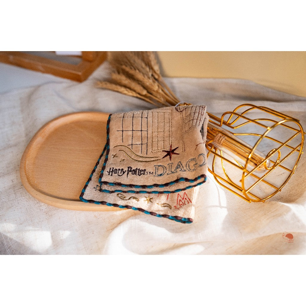 HARRY POTTER 哈利波特 2024日本東京限定 斜角巷刺繡方巾