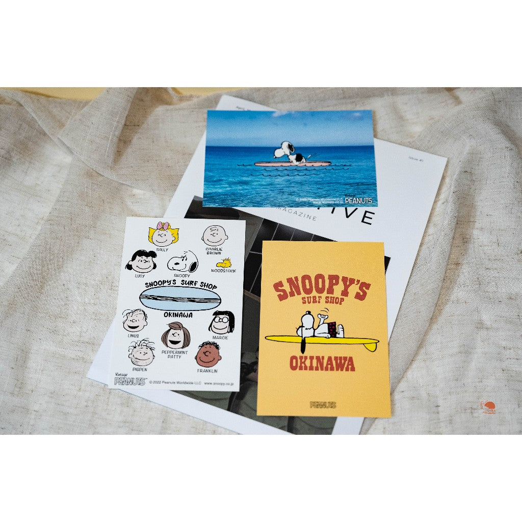 日本沖繩限定 SNOOPY 史努比 明信片