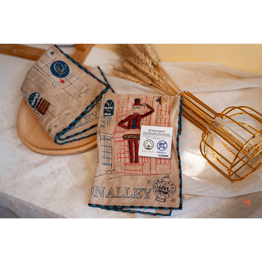 HARRY POTTER 哈利波特 2024日本東京限定 斜角巷刺繡方巾