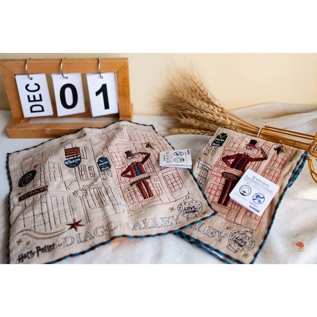 HARRY POTTER 哈利波特 2024日本東京限定 斜角巷刺繡方巾