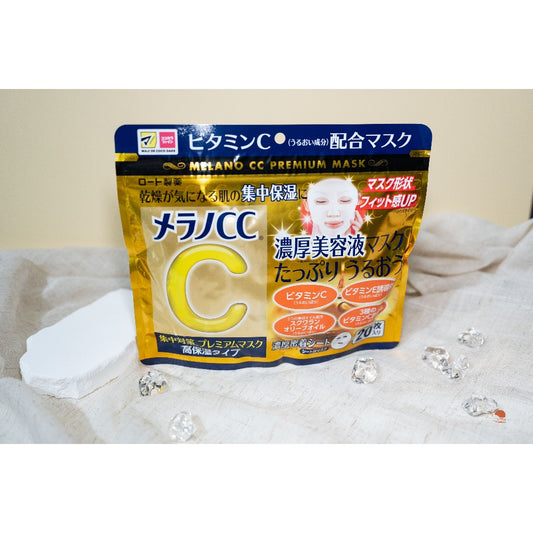 日本製 MELANO CC 樂敦 高效滲透維他命C 美白保濕面膜