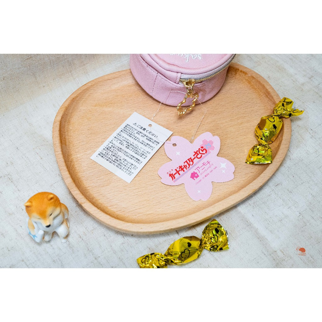 現貨｜日本 庫洛魔法使 鳥頭杖款 刺繡 圓形零錢包 收納包