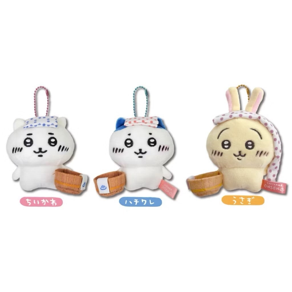 現貨｜日本正版 Chiikawa吉伊卡哇 地區限定 溫泉系列 烏薩奇 吊飾 含吊牌