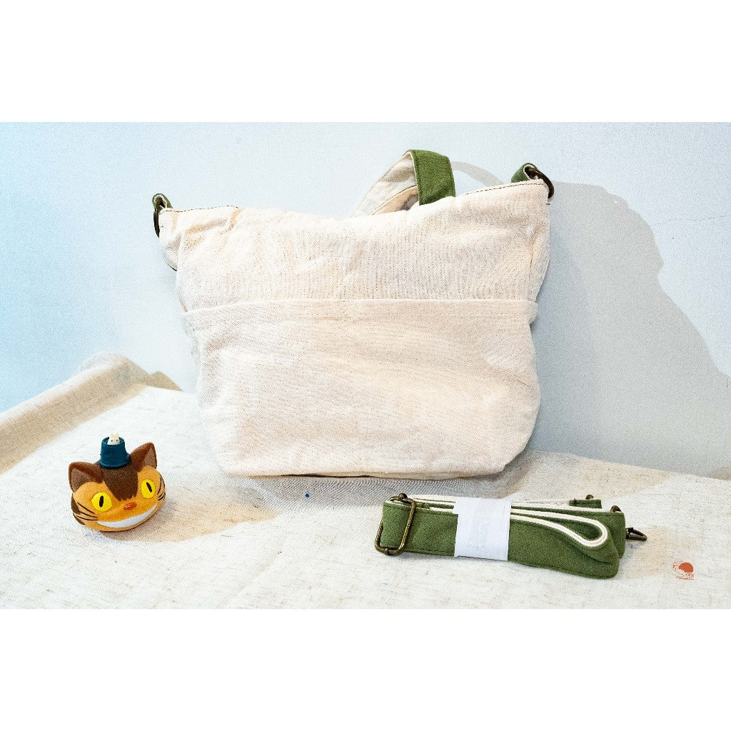現貨｜日本品牌 Matsuneko 貓咪 帆布隨身多功能提袋 肩背包