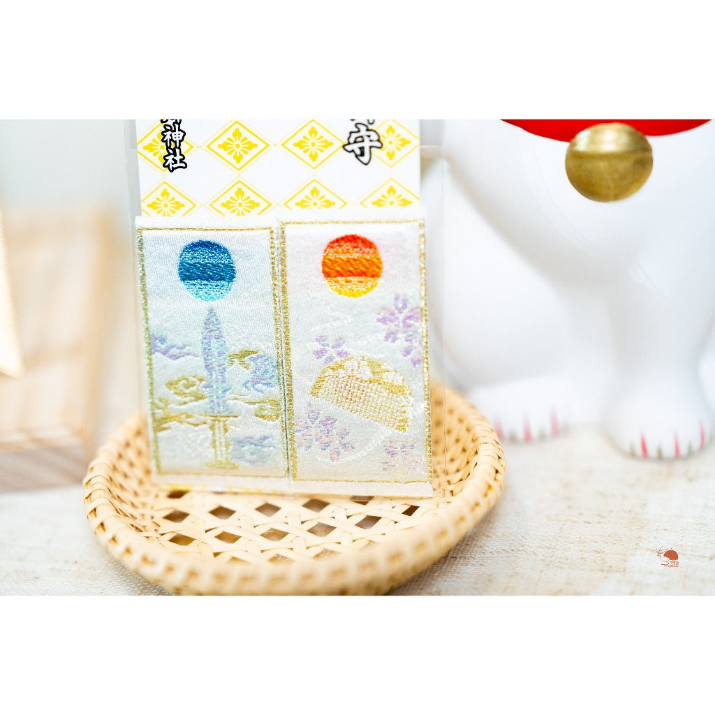 現貨｜日本 川越 冰川神社 精緻 刺繡 子授御守 收藏