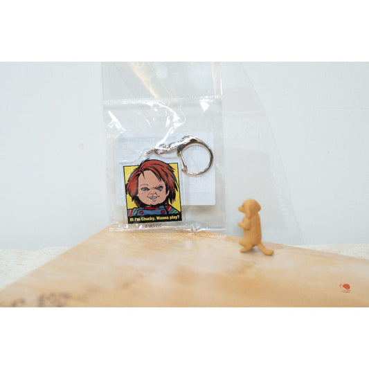 現貨｜日本製 Chucky 鬼娃恰吉 美式經典 漫畫風 壓克力鑰匙圈  吊飾 掛飾