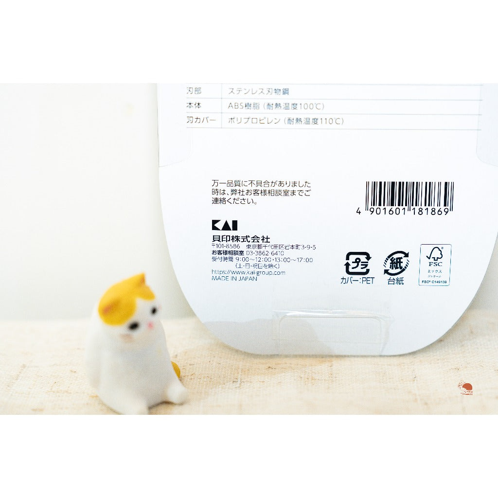 現貨 | 日本製  Nyammy 貝印 貓咪 造型削皮刀  廚具 廚房用品