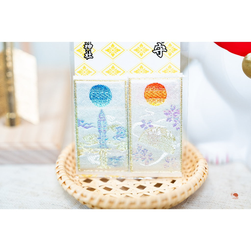 現貨｜日本 川越 冰川神社 精緻 刺繡 子授御守 收藏