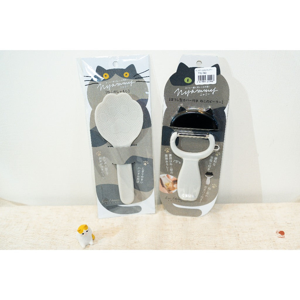現貨 | 日本製  Nyammy 貝印 貓咪 肉球造型飯匙 廚具 廚房用品
