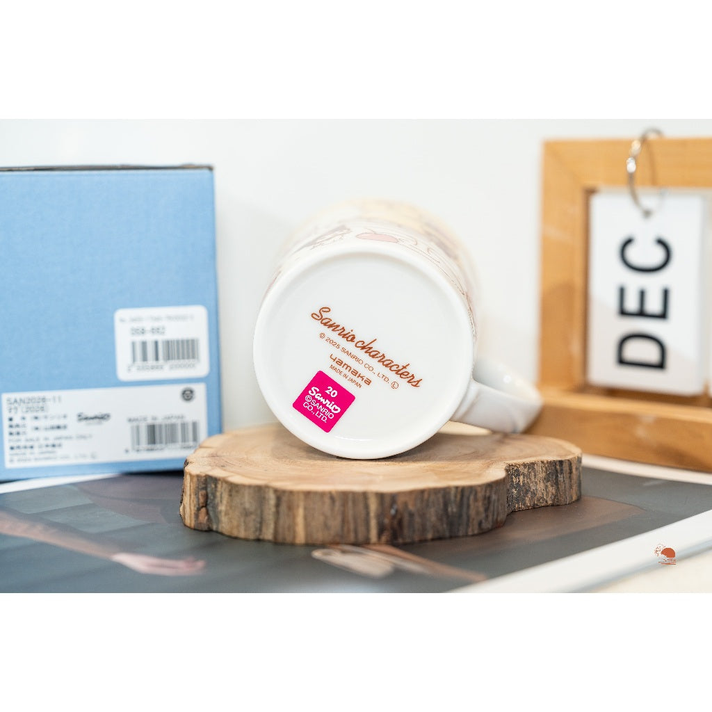 現貨 日本製 Sanrio三麗鷗 2026紀念陶瓷馬克杯 咖啡杯 Hello Kitty 大耳狗 美樂蒂 布丁狗