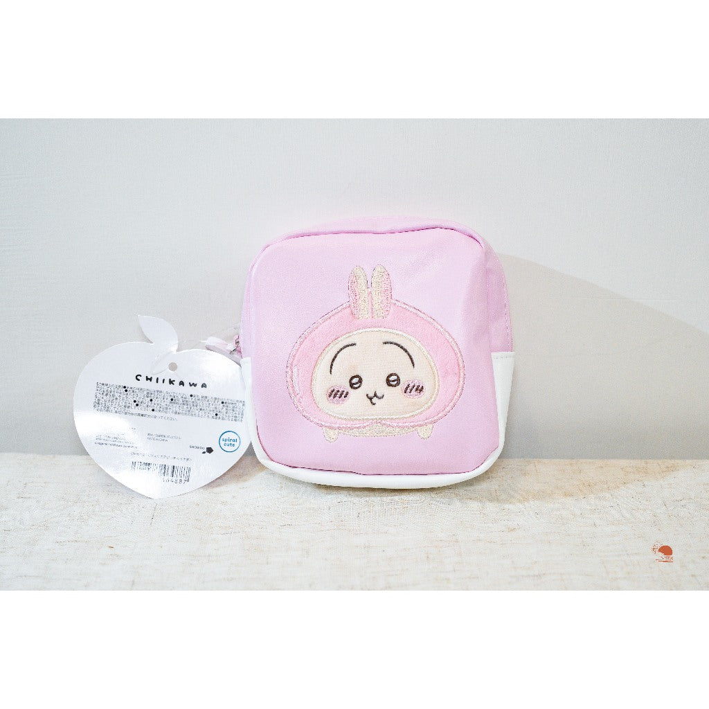 現貨｜日本 吉伊卡哇 Chiikawa 烏薩奇 Usagi 水蜜桃系列 方形隨身包 化妝包
