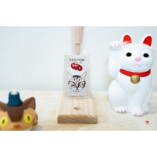 現貨｜日本製 貓咪刺繡造型御守  Fashion Omamori 系列