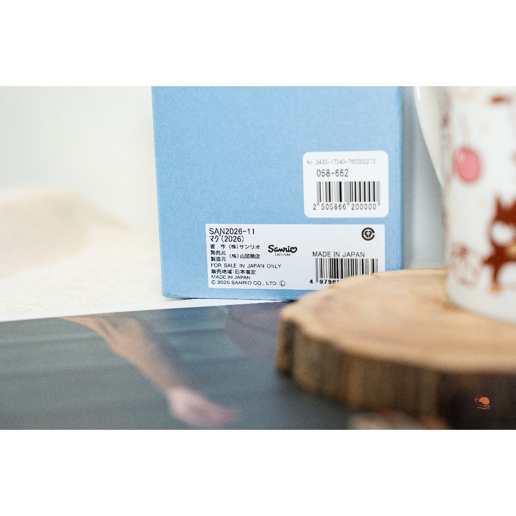 現貨 日本製 Sanrio三麗鷗 2026紀念陶瓷馬克杯 咖啡杯 Hello Kitty 大耳狗 美樂蒂 布丁狗