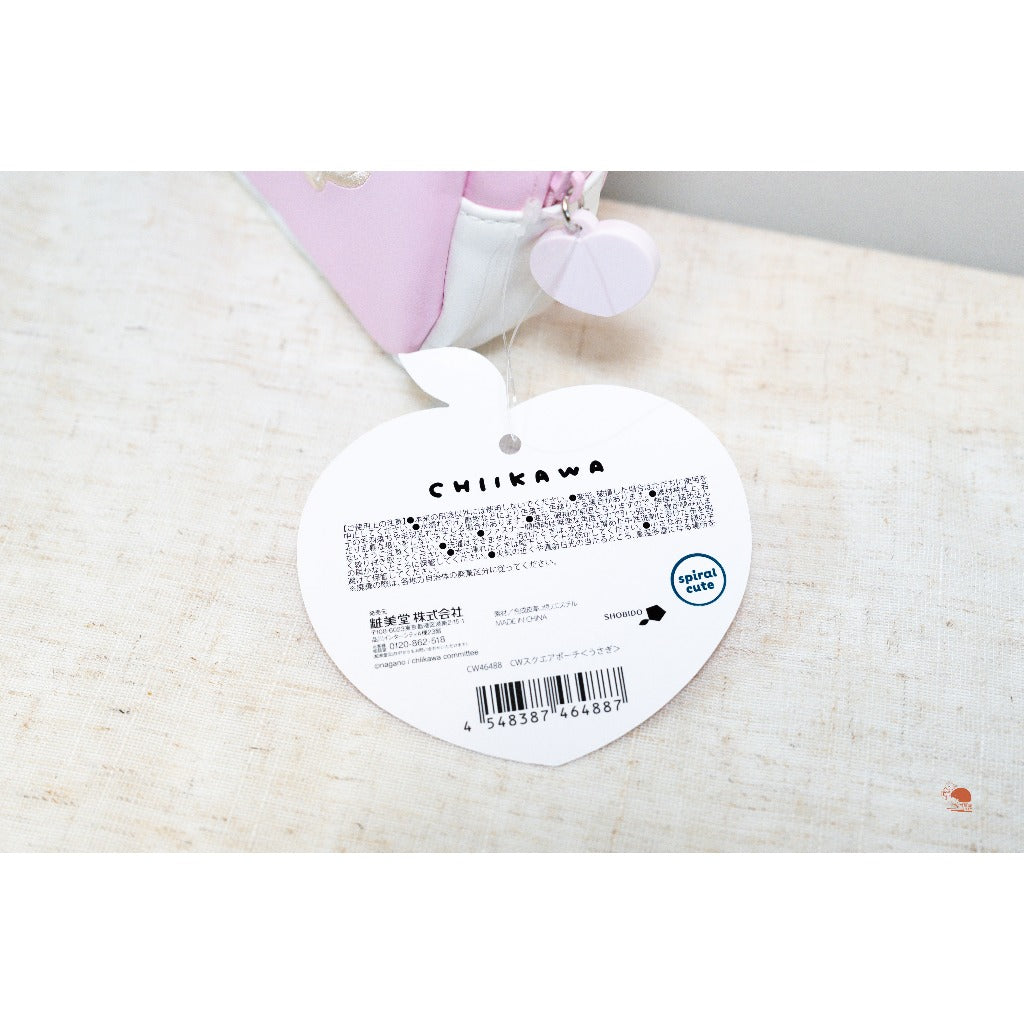 現貨｜日本 吉伊卡哇 Chiikawa 烏薩奇 Usagi 水蜜桃系列 方形隨身包 化妝包