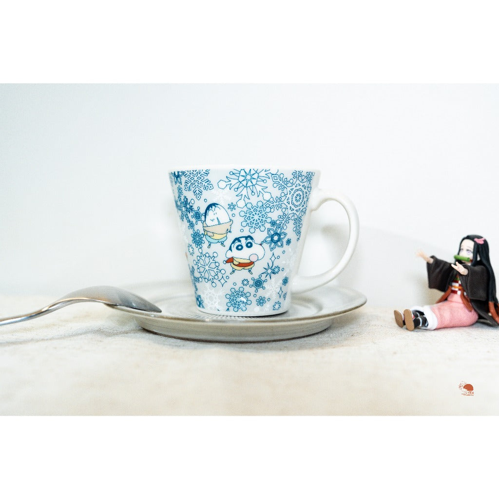 現貨 | 日本製 蠟筆小新 四季系列之冬日雪花 陶瓷馬克杯