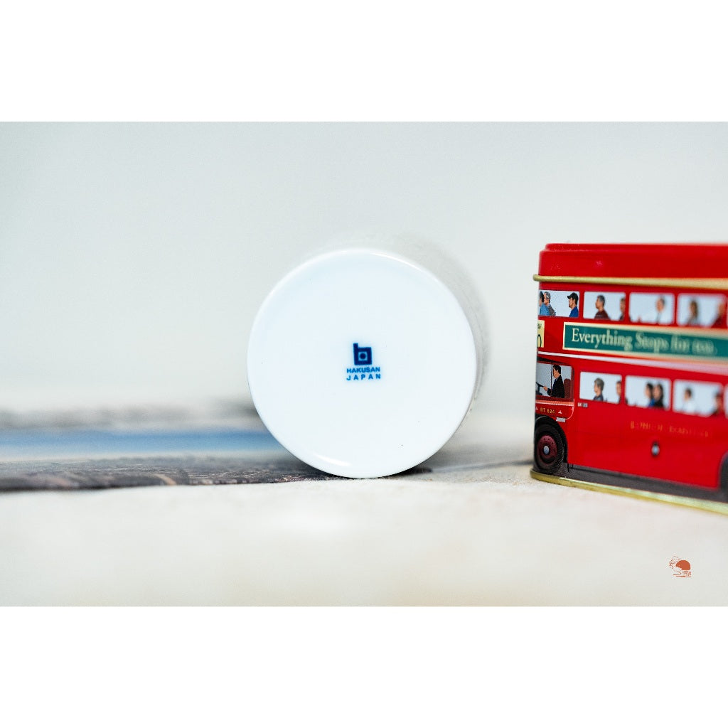 現貨｜日本製 波佐見燒 白山陶器 螢火蟲 職人手作 白瓷茶杯  雪花浮雕