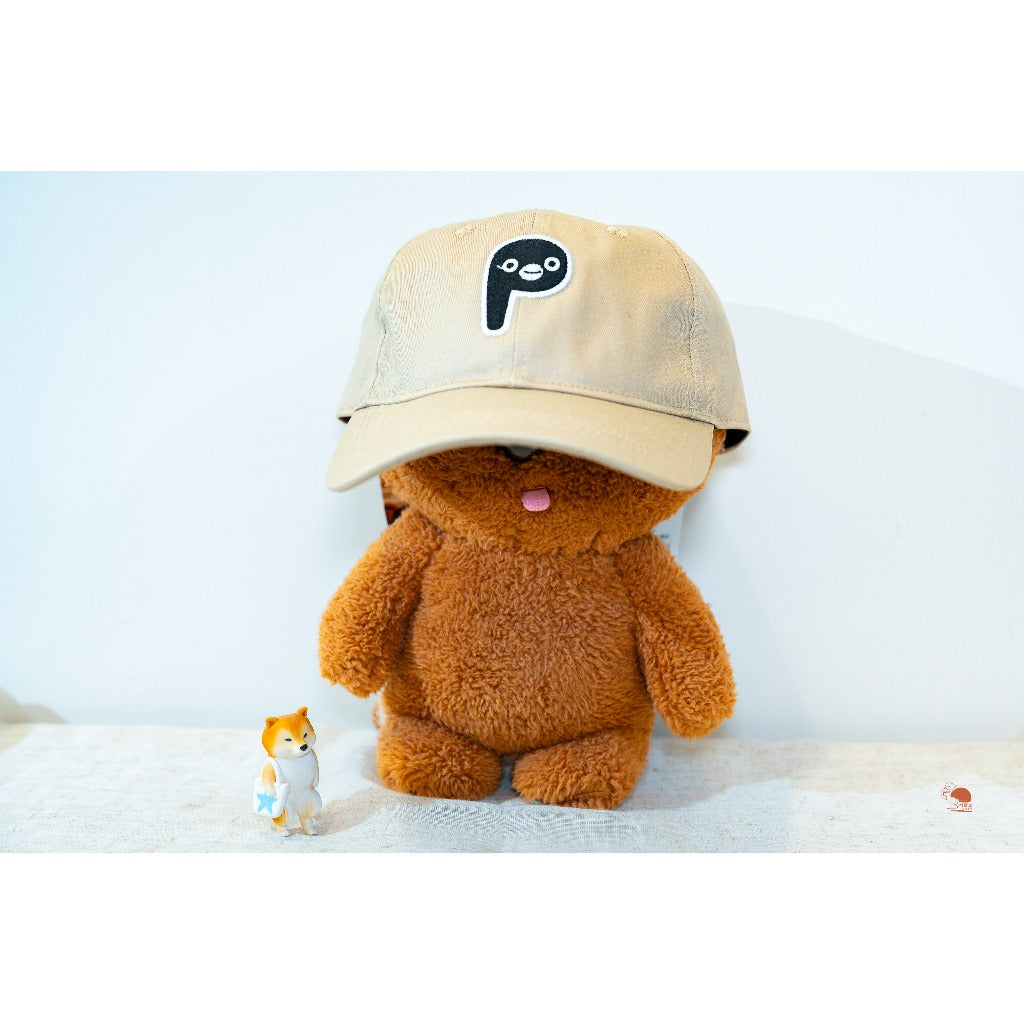 現貨 日本 JR東日本吉祥物 Suica企鵝刺繡 奶茶色 老帽 棒球帽 鴨舌帽