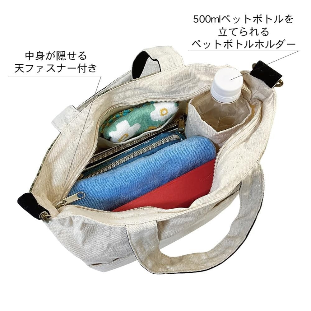 現貨｜日本品牌 Matsuneko 貓咪 帆布隨身多功能提袋 肩背包