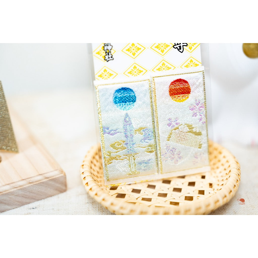 現貨｜日本 川越 冰川神社 精緻 刺繡 子授御守 收藏